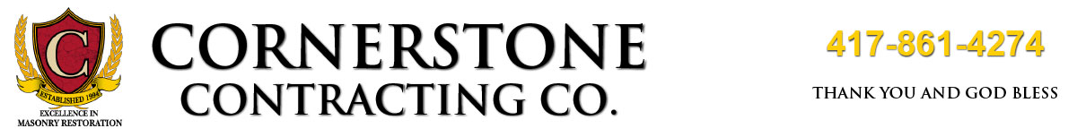 Cornerstone Contracting Masonry Repair and Tuckpointing